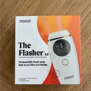 Nood The Flasher 2.0 IPL Hair Reduction Device - White and Orange